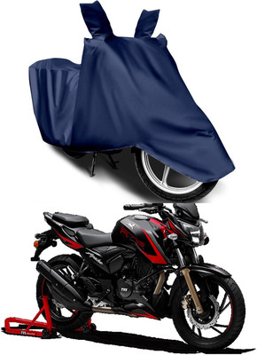 Mdstar Waterproof Two Wheeler Cover for TVS(Apache, Blue)