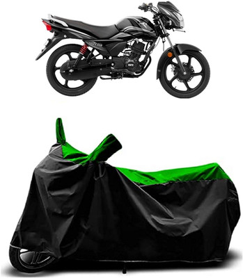 VESMEI Two Wheeler Cover for TVS(Victor Premium, Green)