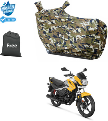 PAGORA Waterproof Two Wheeler Cover for Hero(Passion, Yellow)