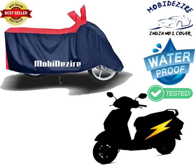 Mobidezire Waterproof Two Wheeler Cover for Honda(Dio, Blue, Red)