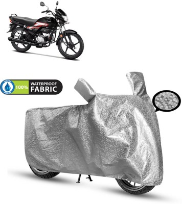 CODOKI Waterproof Two Wheeler Cover for Hero(CD deluxe, Silver)