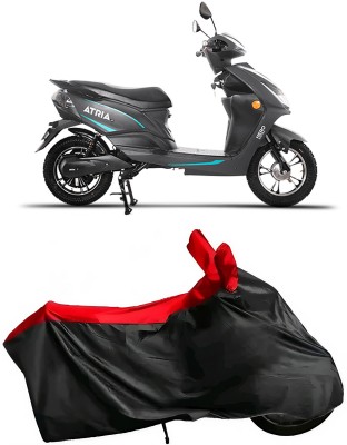 BbcMart Waterproof Two Wheeler Cover for Hero(Electric Atria, Red)