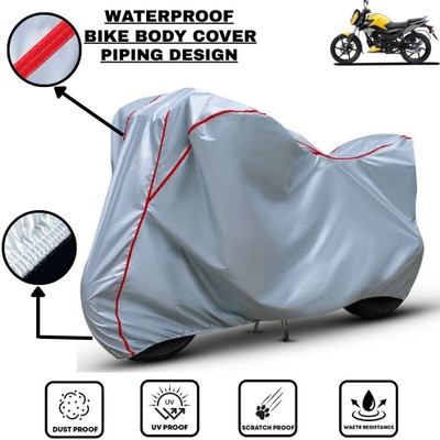 LE PRA Waterproof Two Wheeler Cover for TVS(Raider, Silver, Red)