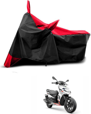 KEDIT Two Wheeler Cover for Ampere(SR 125, Red, Black)