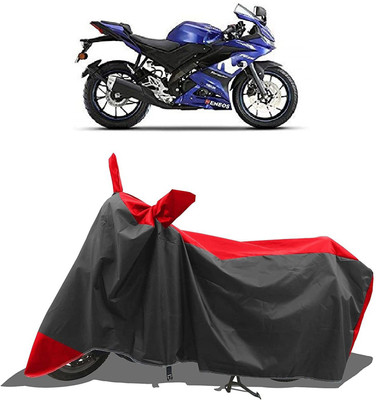 WMIZEXA Waterproof Two Wheeler Cover for Yamaha(R15, Red, Black)