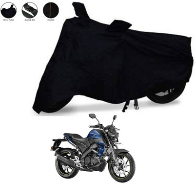 SK AUTO Waterproof Two Wheeler Cover for Yamaha(Black)