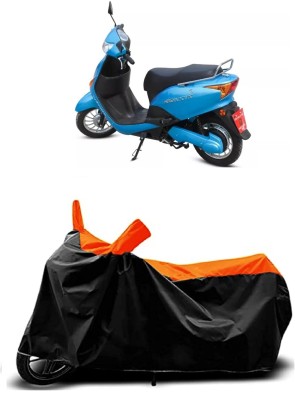 VESMEI Two Wheeler Cover for Hero(Electric Optima Li BS6, Orange)