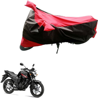 Mdstar Waterproof Two Wheeler Cover for Yamaha(FZ, Black, Red)