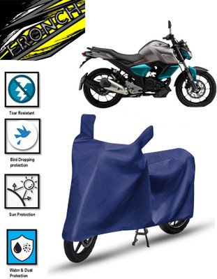 FRONCH Waterproof Two Wheeler Cover for Yamaha(FZS-FI, Blue)