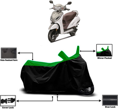 Amexride Two Wheeler Cover for Honda(Activa 5G, Green)
