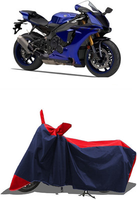 SUGASHRI Waterproof Two Wheeler Cover for Yamaha(YZF R1M, Red, Blue)