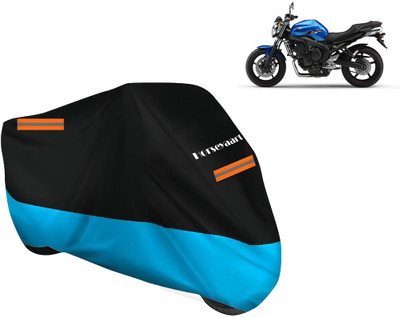 Horseyaart Waterproof Two Wheeler Cover for Yamaha(FZ-X, Blue)