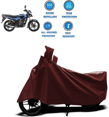 AASHTIK MART Two Wheeler Cover for Bajaj(Platina, Maroon)