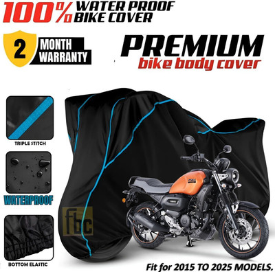 FBC Waterproof Two Wheeler Cover for Yamaha(FZ-X, Grey, Multicolor)