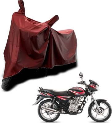KEDIT Two Wheeler Cover for Bajaj(Discover 125 DTS-i, Maroon)