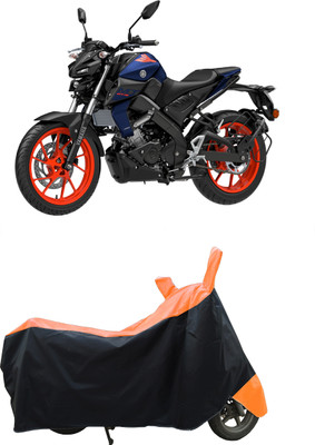Coxtor Waterproof Two Wheeler Cover for Yamaha(MT-15, Orange)