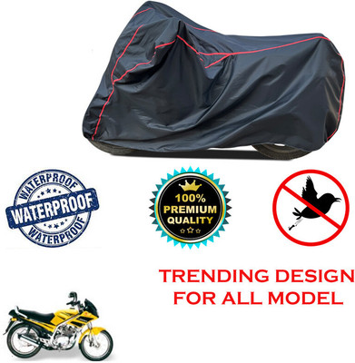 THE REAL ARV Waterproof Two Wheeler Cover for Kinetic(GF Lazer, Black)