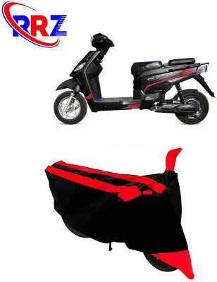 RRZ Waterproof Two Wheeler Cover for Hero Electric(Electric NYX, Black, Red)