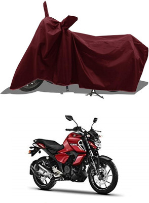 KEDIT Two Wheeler Cover for Yamaha(FZ S FI New, Maroon)