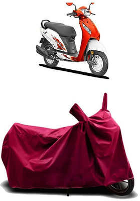 AASHTIK AMRT Two Wheeler Cover for Honda(Activa i, Maroon)
