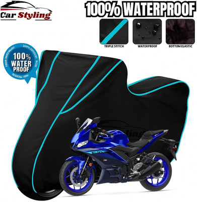 Car Styling Waterproof Two Wheeler Cover for Yamaha(R15S, Multicolor)