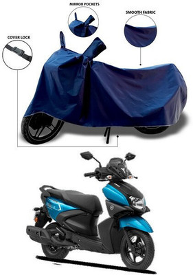 ANTHUB Waterproof Two Wheeler Cover for Yamaha(Ray ZR, Blue)