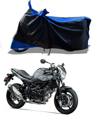 DeepShakshi AUTOMOTIVE Waterproof Two Wheeler Cover for Suzuki(SV 650 BS6, Blue)