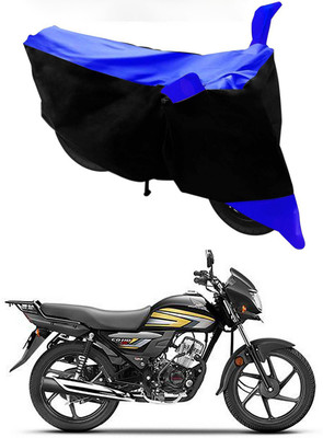 Furious3D Two Wheeler Cover for Honda(CD 110 Dream, Blue, Black)
