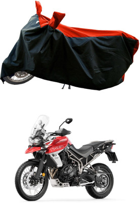 DeepShakshi AUTOMOTIVE Waterproof Two Wheeler Cover for Triumph(Tiger 800 XCA, Red)