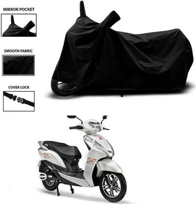 DeepShakshi AUTOMOTIVE Waterproof Two Wheeler Cover for Ampere(Magnus BS6, Black)