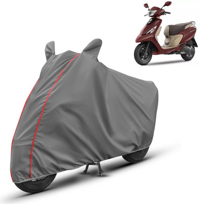 AUTOMOZEXO Waterproof Two Wheeler Cover for TVS(Scooty Zest, Grey)