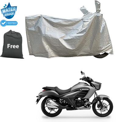 CODOKI Waterproof Two Wheeler Cover for TVS(Intruder 250, Silver)