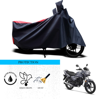 SnehaSales Waterproof Two Wheeler Cover for Honda(Shine, Black, Red)