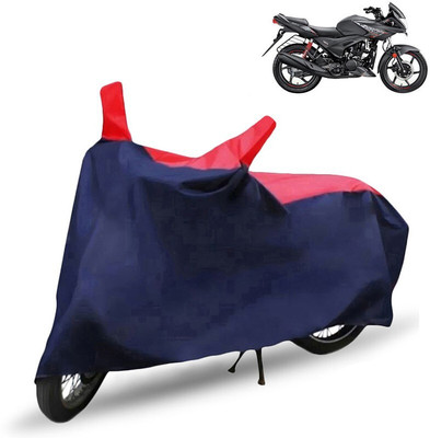 MMSSTAR Waterproof Two Wheeler Cover for Hero(Ignitor, Red, Blue)