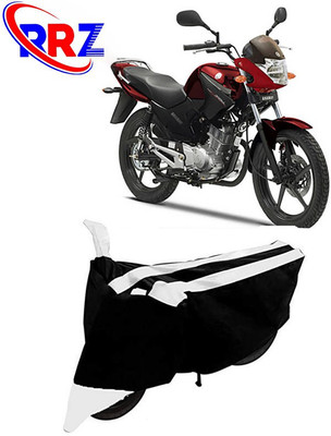 RRZ Waterproof Two Wheeler Cover for Yamaha(YBR 125, Black, White)