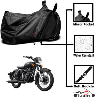 KEDIT Two Wheeler Cover for Royal Enfield(Beat, Black)