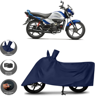 WMIZEXA Waterproof Two Wheeler Cover for Hero(Splendor I Smart, Blue)