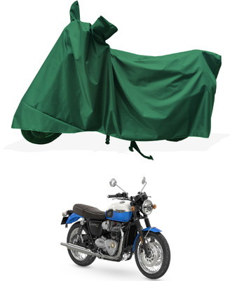 Tricway Two Wheeler Cover for Triumph(Bonneville T120 Black BS6, Green)