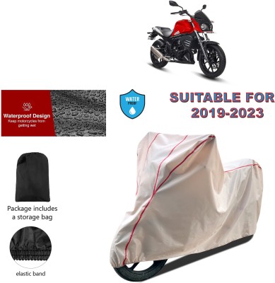 GOSHIV-car and bike accessories Waterproof Two Wheeler Cover for Mahindra(Mojo UT 300, Pink)