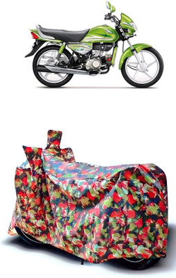 Autofly Waterproof Two Wheeler Cover for Hero(HF Deluxe Eco, Multicolor)
