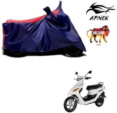 DeepShakshi AUTOMOTIVE Waterproof Two Wheeler Cover for Indus(Yo Electron, Red, Blue)