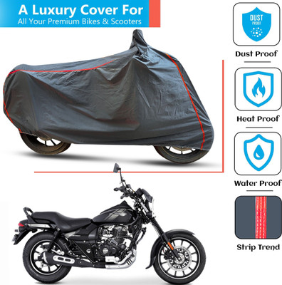 FAMEXON Waterproof Two Wheeler Cover for Bajaj(Avenger, Grey)