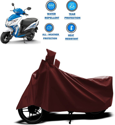 KEDIT Two Wheeler Cover for Honda(Deo, Maroon)
