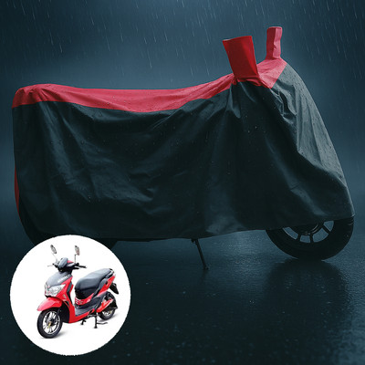 CODOKI Waterproof Two Wheeler Cover for Hero(Electric Dash, Grey, Red)