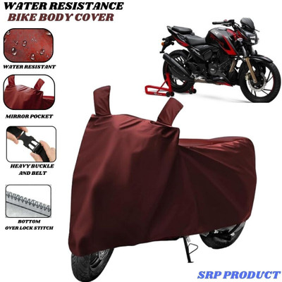 SRP PRODUCT Waterproof Two Wheeler Cover for TVS(Apache RTR 200 4V, Maroon)