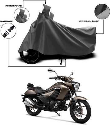 DeepShakshi AUTOMOTIVE Two Wheeler Cover for Suzuki(intruder 150, Grey)