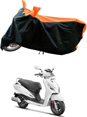 DeepShakshi AUTOMOTIVE Two Wheeler Cover for Hero(Duet 125CC, Orange)