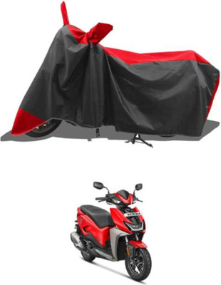LIFE TO HUB Two Wheeler Cover for Hero, Honda, Bajaj, Ather, TVS, Yamaha(Electric Zippy, Black, Red)