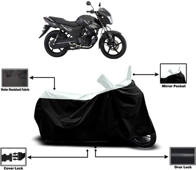 Amexride Two Wheeler Cover for Yamaha(SZ-RR V2, White)