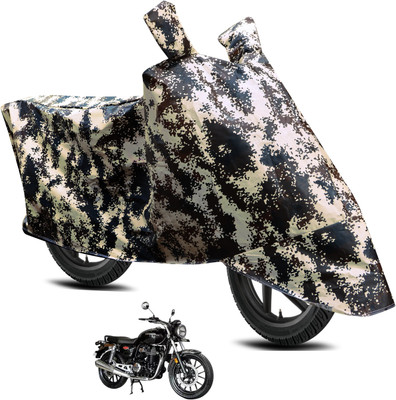 Auto Hub Waterproof Two Wheeler Cover for Honda(Hness CB350, Multicolor)
